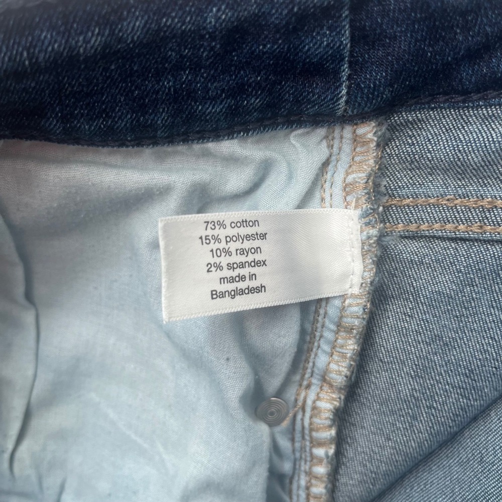 Lane Bryant‎ Straight Leg Jeans Womens 24 Blue Flex Magic Waistband Relaxed Fit - Picture 10 of 10